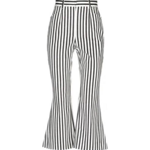 NWT Women’s Dolce & Gabbana Striped Wide Leg Pants Size US 8 IT 44 - Picture 1 of 3